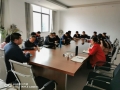 2020年3月28日，湖南捷坤門業(yè)有限公司在瀏陽鎮(zhèn)頭環(huán)?？萍紙@生產(chǎn)基地召開了營銷部與廠里各職能部門碰頭會
