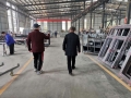 2020年4月6日，婁底譚總鄧總就貴州項目的防火門入戶門來我廠考察。