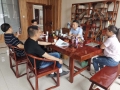湖南公共消防邵陽分公司向總，楊總，劉總考察工廠