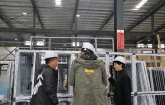 熱烈歡迎碧桂園領導就郴州碧桂園防火窗項目來廠考察指導！